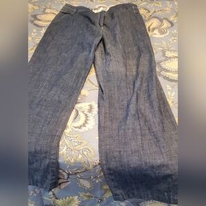 J Jill Casual Blue Wide-Leg Pants